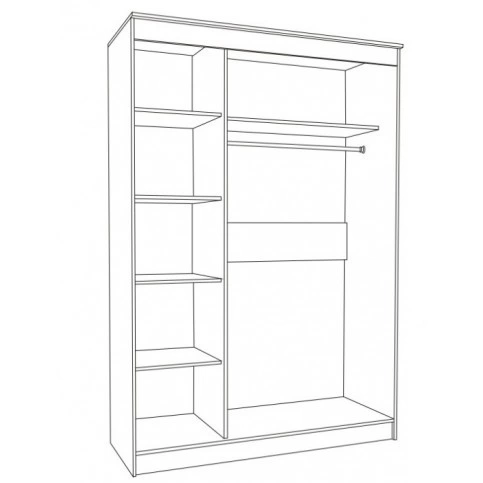 Афина Шкаф 3-х Створчатый МДФ (Ш-1500 х В-2100 х Г-500 мм)/Разные Цвета