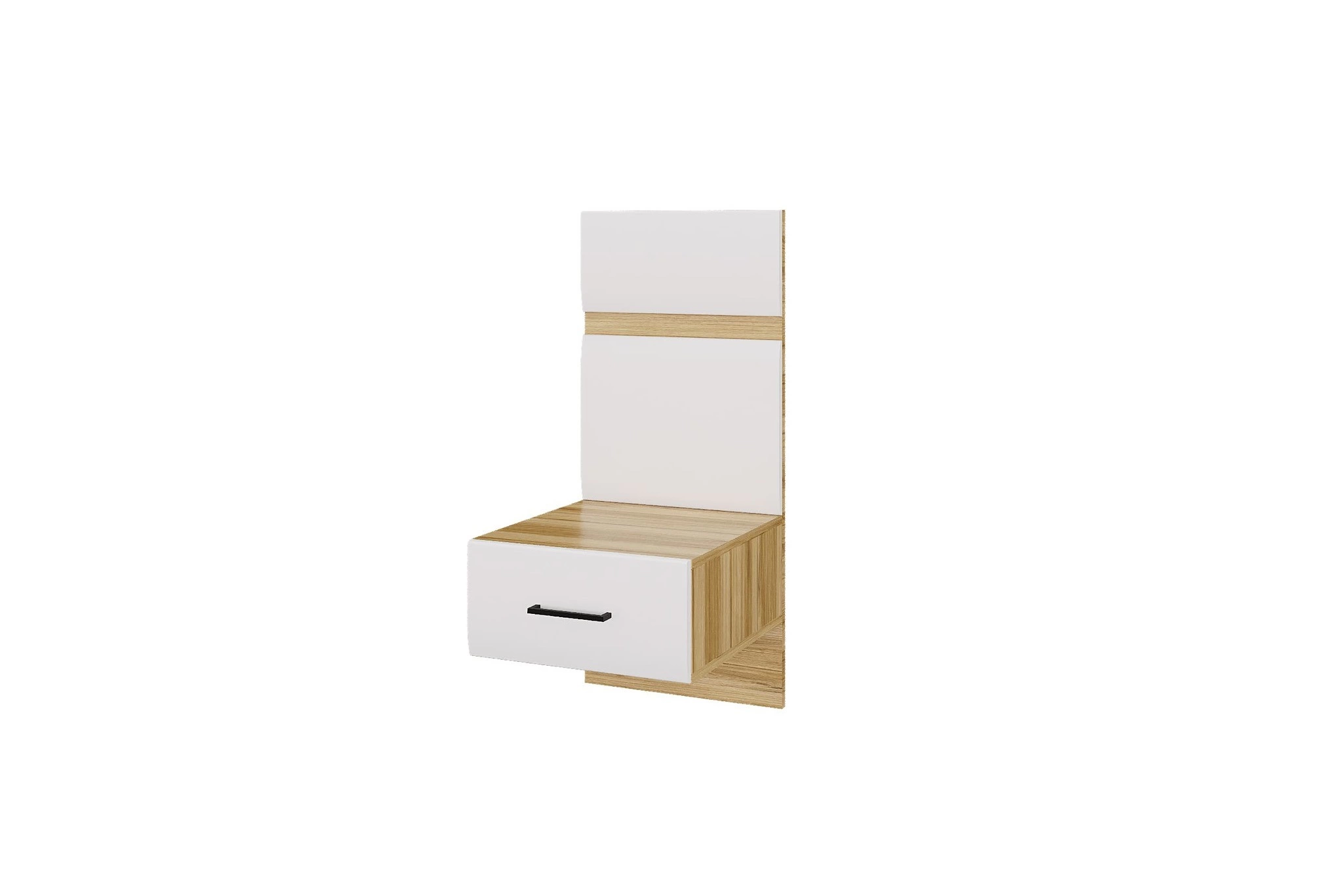 Тумба прикроватная с надстройкой Ницца ( Ш-400 х В-900 х Г- 440 мм)