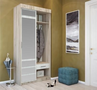 Прихожая Смайл 3 (Ш-1000 × В-2116 × Г-446 мм)/Разные Цвета