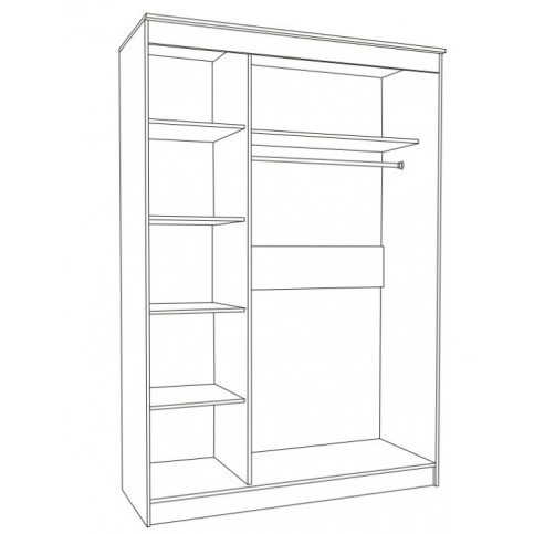 София Шкаф 3-х Створчатый ЛДСП (Ш-1350 х В-2100 х Г-500 мм)/Разные Цвета