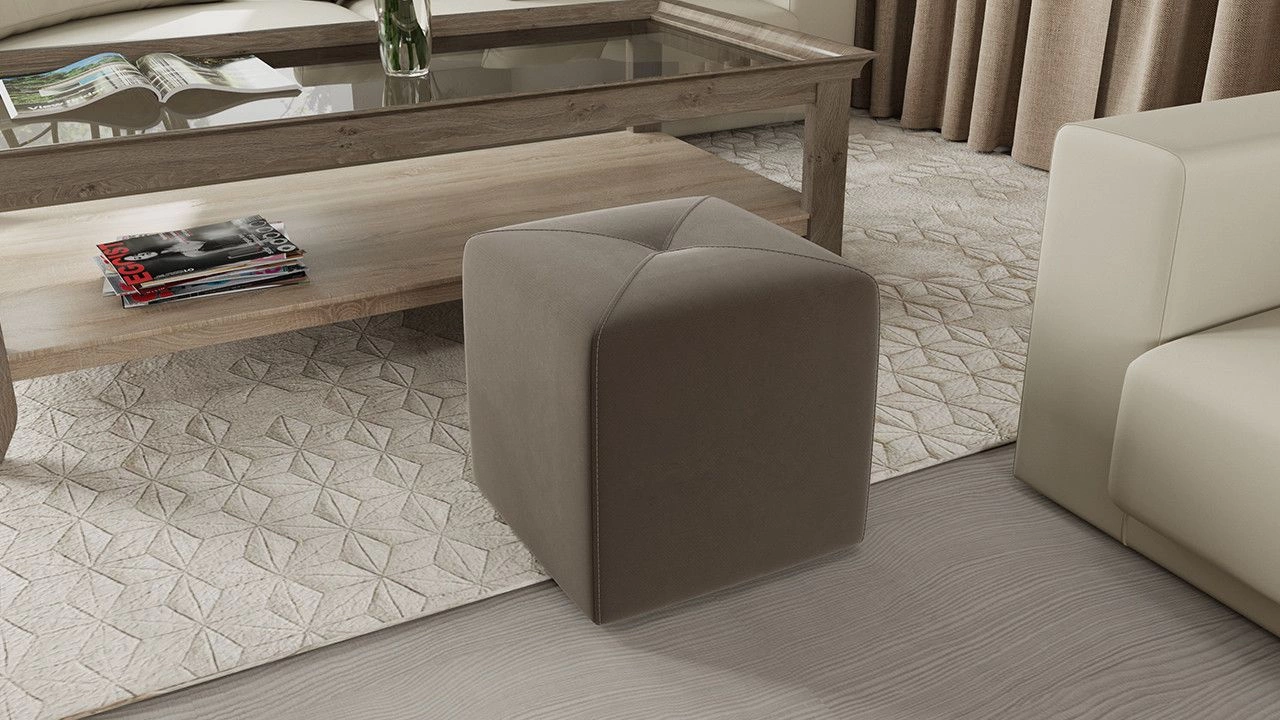 Пуф Тип 6 (Велюр Коричневый)