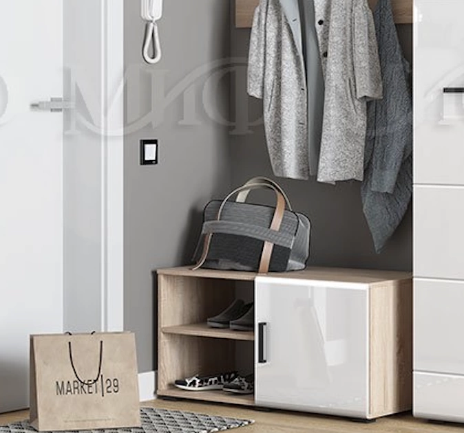 Тумба для Обуви Ницца NEW (Ш-900 мм x В-470 мм x Г-470 мм)/Разные Цвета