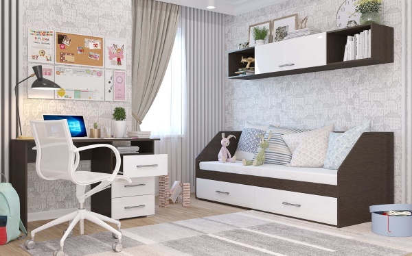 Детский Гарнитур "Ницца" №2 МДФ/Разные Цвета