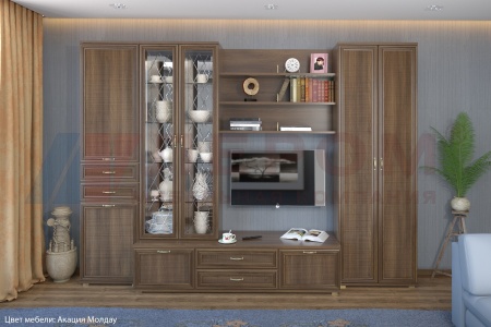 Гостиная-Стенка Карина-14 (В-2224 х Ш-3060 х Г-448 мм)