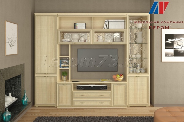 Гостиная-Стенка Карина-09 (В-2224 х Ш-2700 х Г-448)