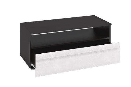 Гостиная Бостон-1/2 Венге/Бетон Белый (Ш-3200 мм x В-2000 мм x Г-450 мм)