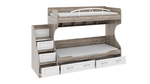 Двухъярусная кровать «Прованс» СМ-223.11.001