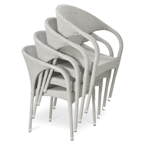 Комплект плетеной мебели T220CW/Y290W-W2 White 4Pcs