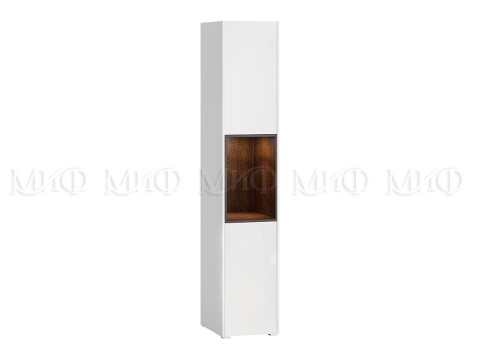 Пенал Комбинированный Мадрид МДФ Белый Глянец (Ш-426 мм x В-2236 мм x Г-524 мм)