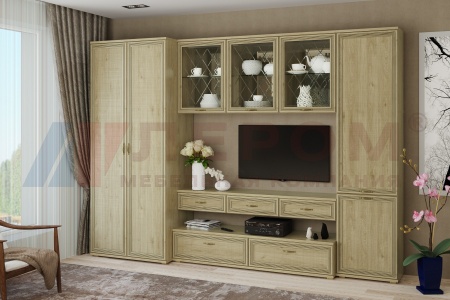 Гостиная-Стенка Карина-23 (В-2224 х Ш-3060 х Г-448 мм)