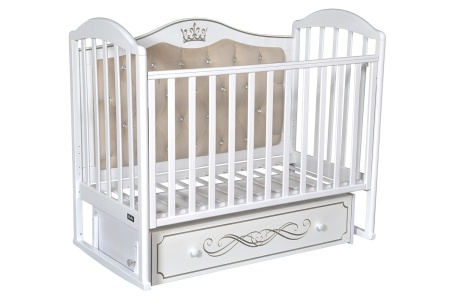 Кроватка с маятником "Silvia Elegance Premium"