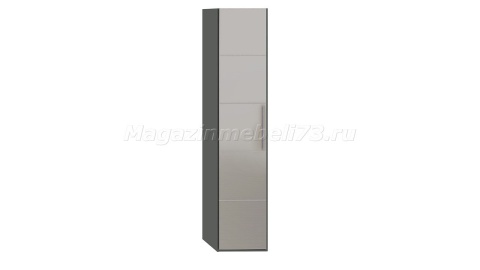 Шкаф торцевой с 1-й зеркальной дверью левый «Наоми» СМ-208.07.09 L