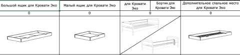 Детская Кровать Массив-Эко Школьник/Разные Цвета Ш-860 х Г-2060 х В-650 мм