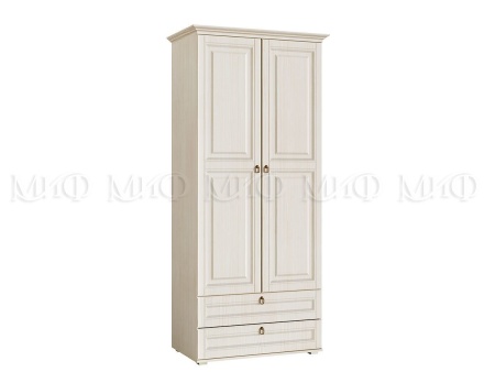 Шкаф Платяной Элит-1 МДФ Сандал Светлый  (Ш-975 мм x Г-577 мм х В-2185 мм)