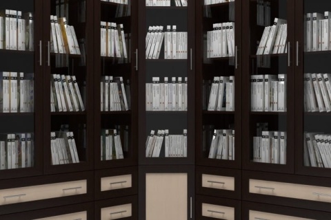 Книжный шкаф Мебелайн-56